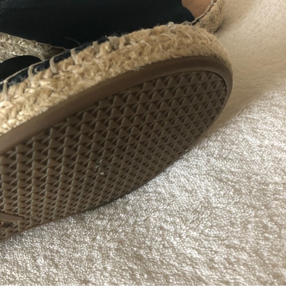 Toms suede slingback wedge black - Picture 5 of 7